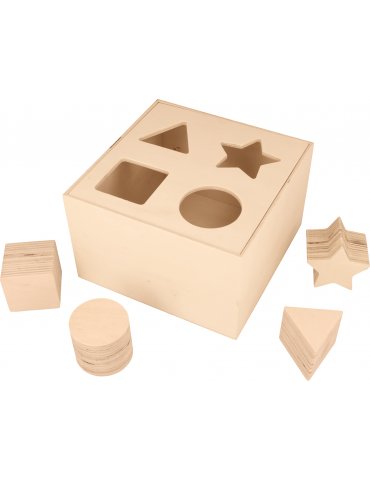 Cube d'activité avec formes