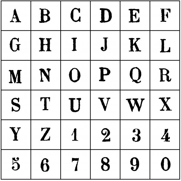 Set Tampons bois Alphabet majuscules