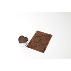 Kit biscuit cœur au chocolat