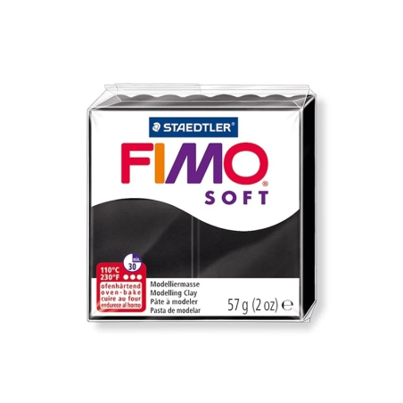 Pâte Fimo Soft 57g Noir