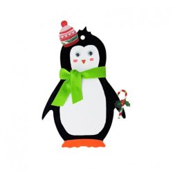 Pingouin en bois 10cm perçé à décorer
