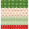 Papier Artepatch - Noël naif rouge et vert 4 feuilles