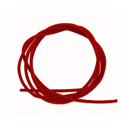 Cordon cuir rouge 1mm /1m x10
