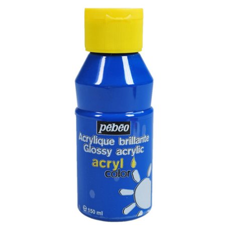 Peinture acrylique Pébéo, ACRYLCOLOR Bleu primaire 150ml