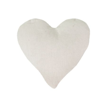 Coeur tissu 2D à customiser 11,5x11,5cm
