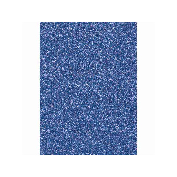 Carton pailleté Bleu x10