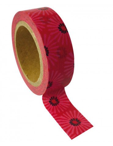 Masking tape - Rose fleur...