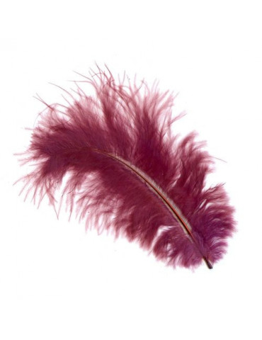 Plumes Marabout prune x10