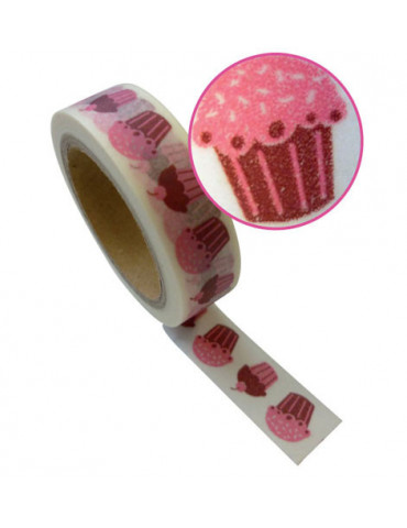 Masking tape - Cupcakes 15mm