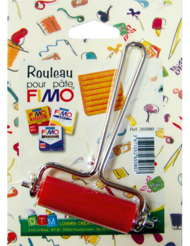 Rouleau Fimo rouge