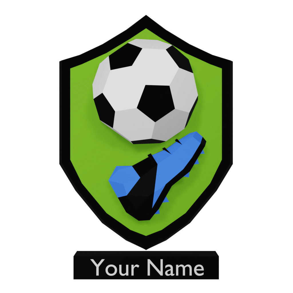 Blason de football en Papercraft 3D