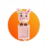 Cadre photo avec tête de cochon