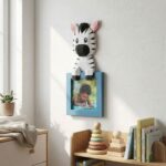 Cadre photo d'un zèbre en papercraft 3D
