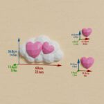 Cœurs dans un nuage