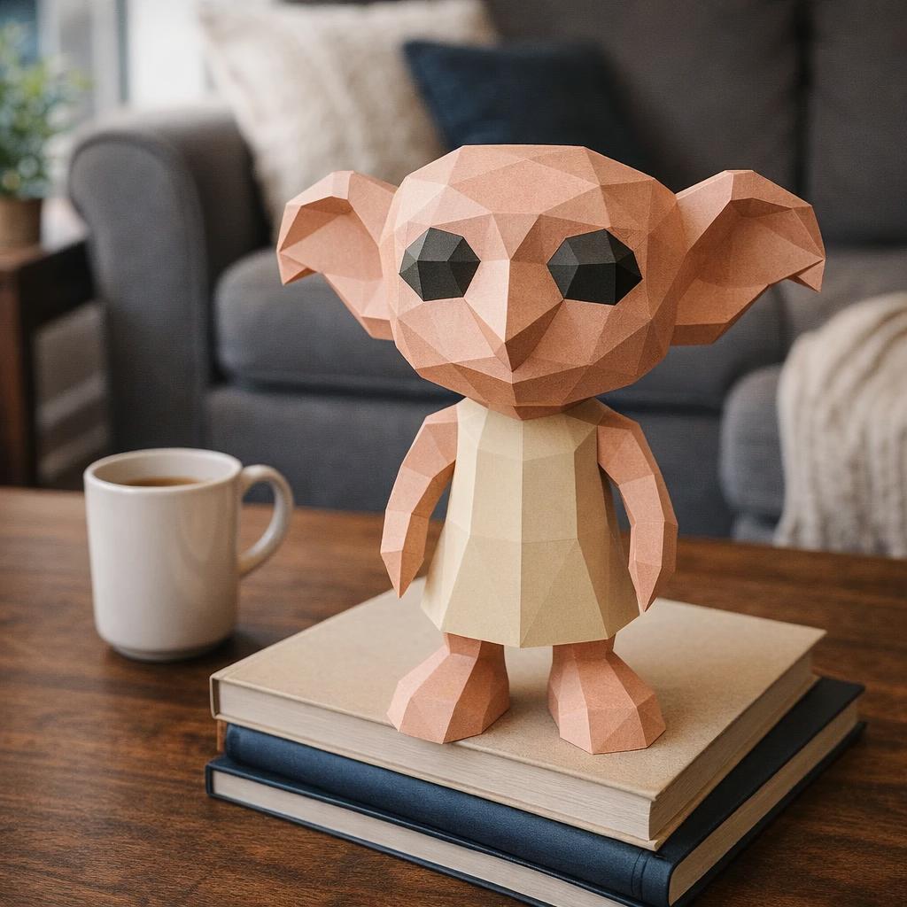 Dobby de Harry Potter en papercraft 3D