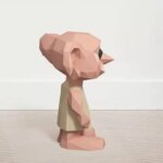 Dobby de Harry Potter en papercraft 3D