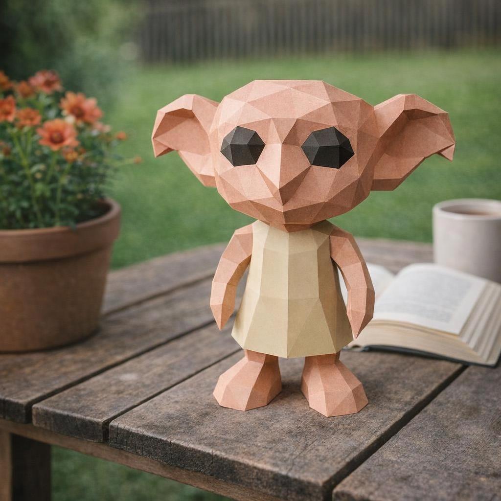 Dobby de Harry Potter en papercraft 3D Dobby de Harry Potter en papercraft 3D