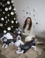 Husky en papercraft 3D