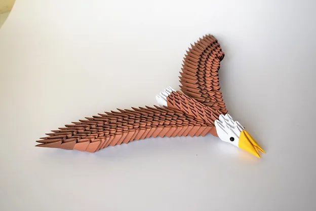 Kit d'origami 3D d'aigle