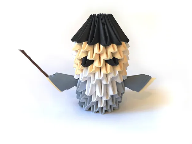 Kit d'origami 3D de Dumbledore