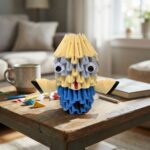 Kit d'origami 3D de Minion Bob