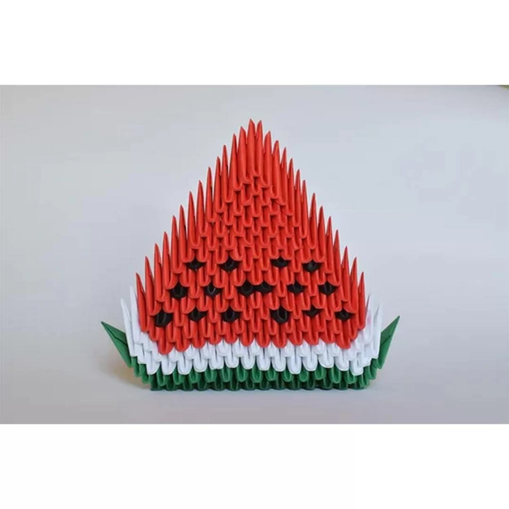 Kit d'origami 3D de pastèque