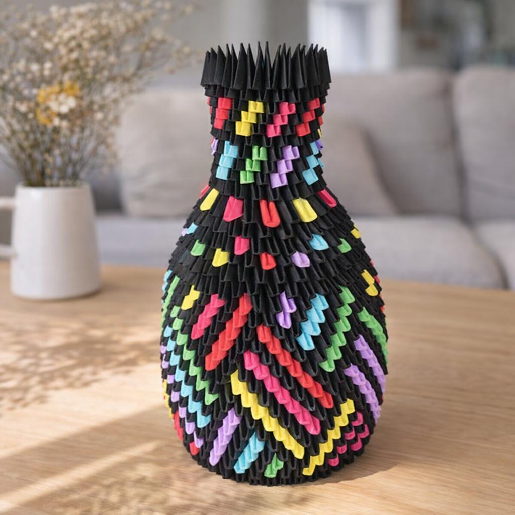 Kit d'origami 3D de vase Univers