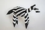Kit d'origami 3D de zèbre