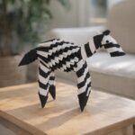 Kit d'origami 3D de zèbre