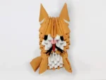Kit d'origami 3D d'un chat