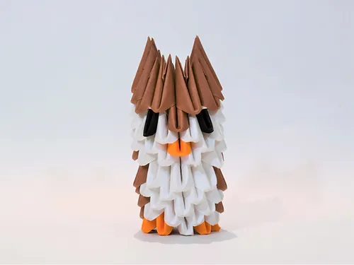 Kit d'origami 3D hibou
