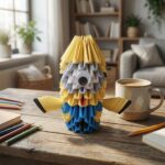 Kit d'origami 3D Minion Stuart