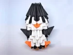 Kit d'origami 3D pingouin