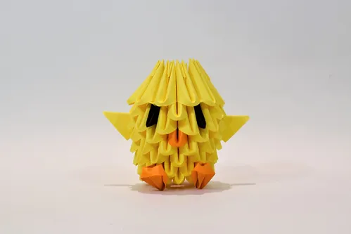 Kit d'origami 3D poussin