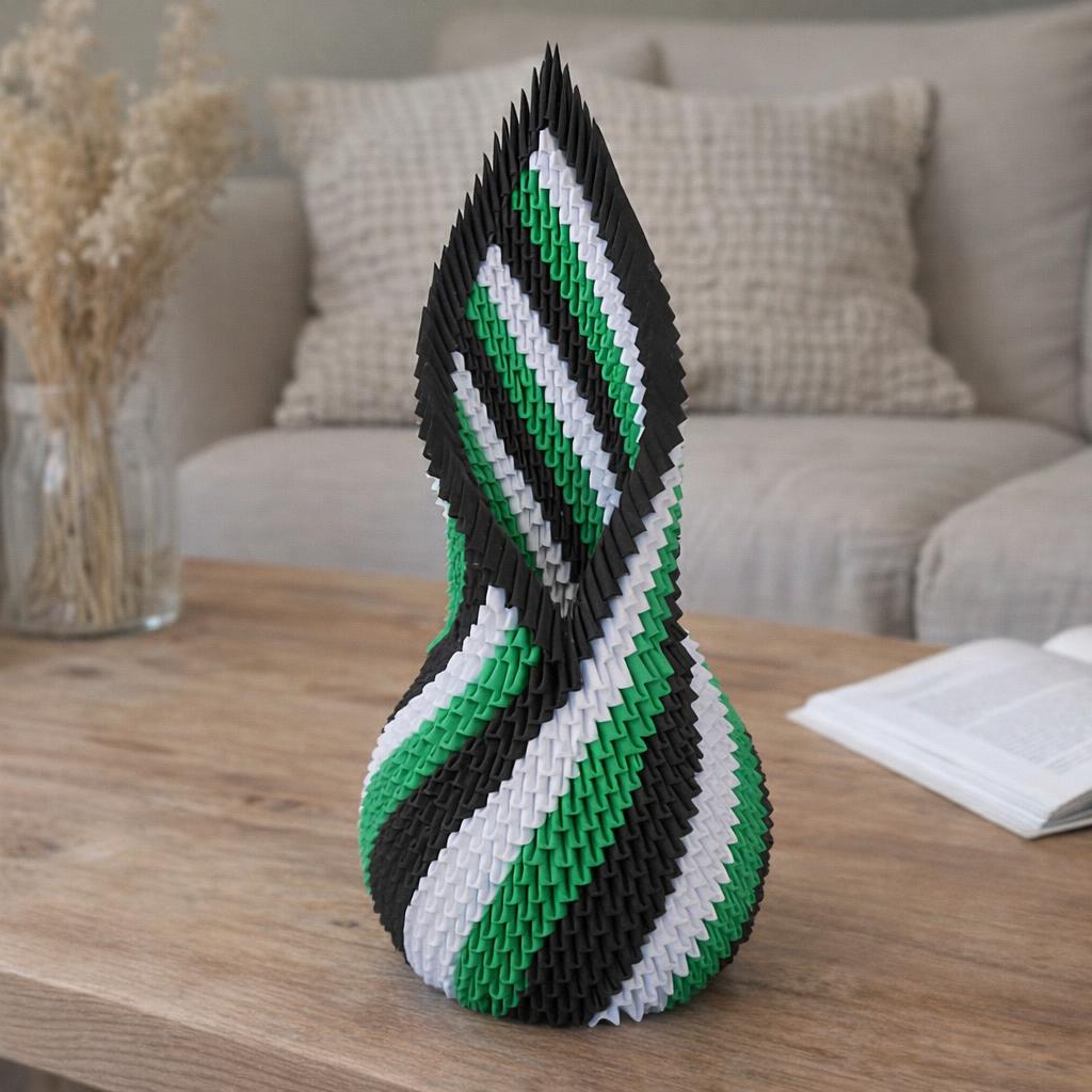 Kit d'origami 3D vase Boréal Kit d'origami 3D vase Boréal