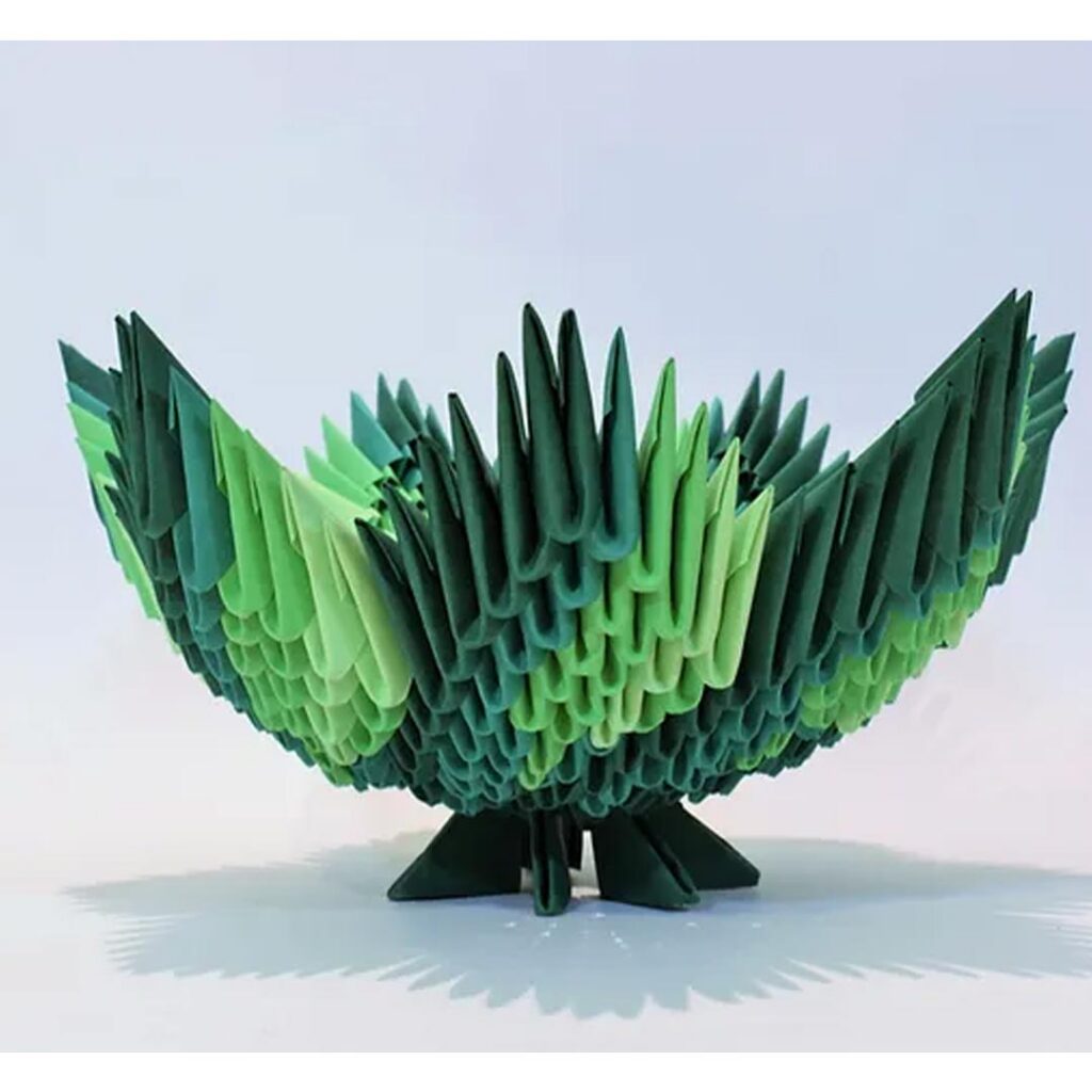 Kit d'origami 3D Vase Printanier