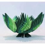 Kit d'origami 3D Vase Printanier
