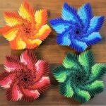 Kit d'origami 3D Vase Printanier