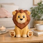 Lion en papercraft 3D