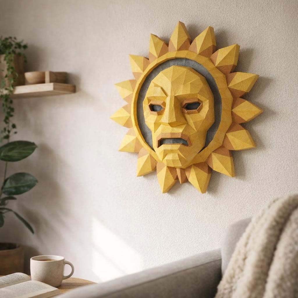 Masque Totem Soleil