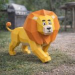 Modèle d'enfant de lion