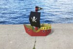 Modèle enfant de bateau pirate