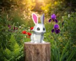 Modèle enfant de lapin mignon