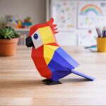 Modèle enfant de perroquet