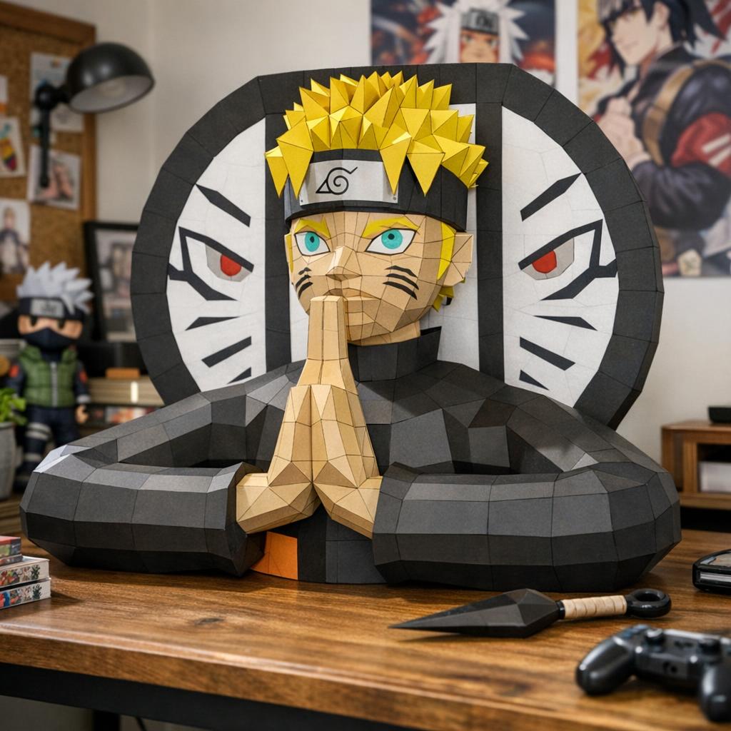 Naruto – Ninja légendaire en papercraft 3D