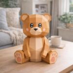 Ourson en papercraft 3D