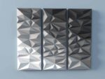 Panneau mural géométrique en papercraft 3D