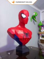 Papercraft buste de Spiderman en 3D