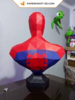 Papercraft buste de Spiderman en 3D