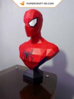 Papercraft buste de Spiderman en 3D